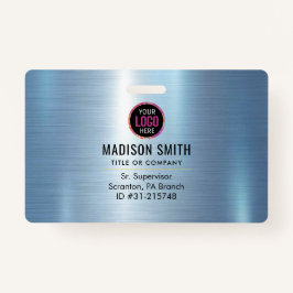 METAL会社ロゴID従業員 バッジ