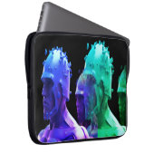 Metal Army Men Glitch on Laptop Electronics Bag ラップトップスリーブ (正面右)