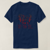 Metal band tour tシャツ (デザイン正面)