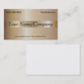 Metal Bronze名刺テンプレート 名刺 (正面/裏面)