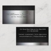 Metal business card 名刺 (正面/裏面)