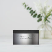 Metal business card 名刺 (スタンド正面)