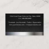 Metal business card 名刺 (裏面)