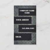 Metal card 名刺 (裏面)