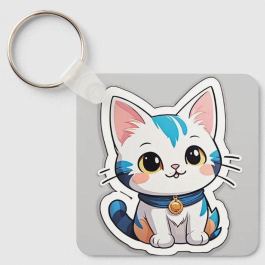 Metal Circle Keychain キーホルダー (正面)