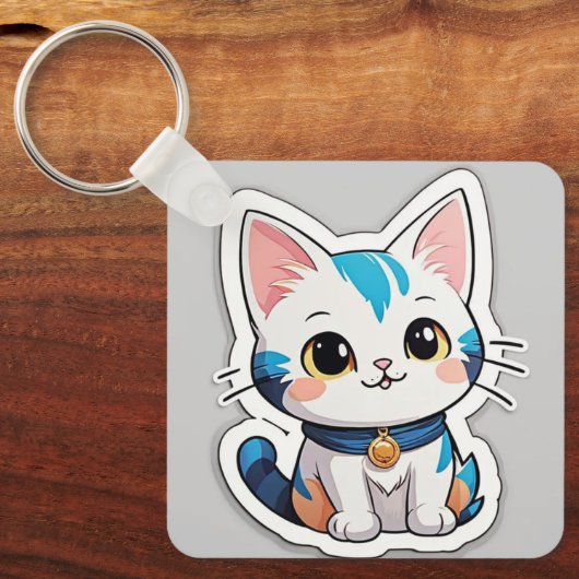 Metal Circle Keychain キーホルダー (正面)