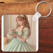 Metal Circle Keychain キーホルダー (裏面)