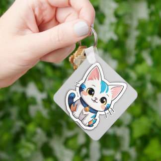 Metal Circle Keychain キーホルダー