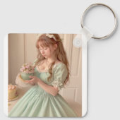 Metal Circle Keychain キーホルダー (裏面)