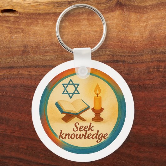 Metal Circle Keychain – Double-Sided Custom Print キーホルダー (裏面)