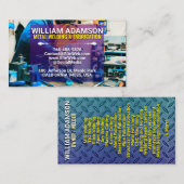 (Metal Contractor Services) Fabrication & Welding 名刺 (正面/裏面)