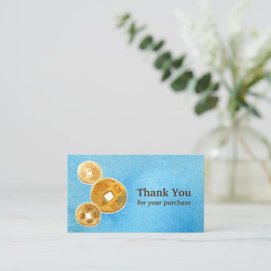 Metal Detectingご購入ありがとうございます 名刺 (スタンド正面)