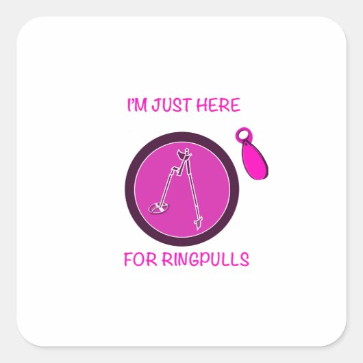 Metal Detecting  スクエアシール (正面)