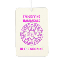 Metal Detecting Pink Hammered Coin カーエアーフレッシュナー