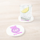 Metal Detecting Pink Hammered Coin コースター (側面)