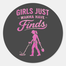 Metal Detecting Pink Lady ラウンドシール