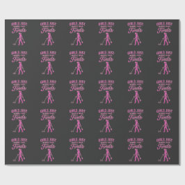 Metal Detecting Pink Lady ラッピングペーパー