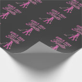 Metal Detecting Pink Lady ラッピングペーパー (角)