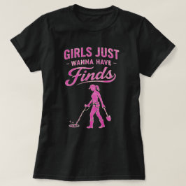 Metal Detecting Pink Lady Tシャツ
