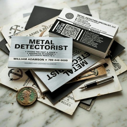 (METAL DETECTION PRO, DETECTORIST) メタルディテクター 名刺