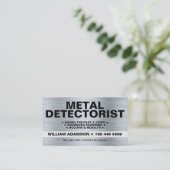 (METAL DETECTION PRO, DETECTORIST) メタルディテクター 名刺 (スタンド正面)