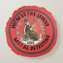 Metal Detectorist 21st Birthday  ラウンドクッション
