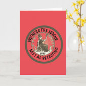 Metal Detectorist 21st Birthday T-shirt  カード (黄色い花)