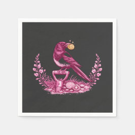 Metal Detectorist Magpie  スタンダードカクテルナプキン