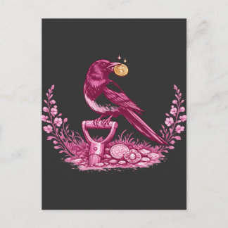 Metal Detectorist Magpie  ポストカード