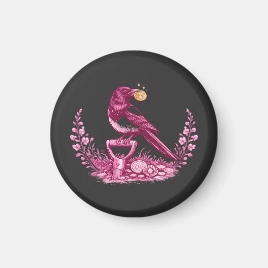 Metal Detectorist Magpie  マグネット (正面)