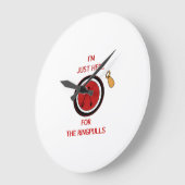 Metal Detectorist Ring Pull ラージ壁時計 (傾斜)