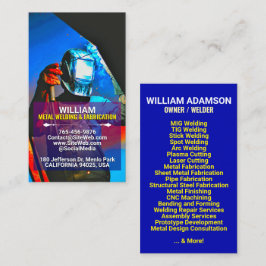 Metal Fabrication & Welding Services | Contractor コーリングカード