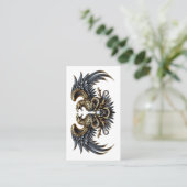 Metal Fan Badetuch Adler mit Totenkopf 名刺 (スタンド正面)