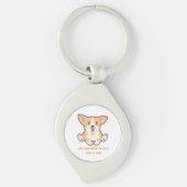 Metal Keychain Perfect Designs for Dog Lovers  キーホルダー (正面)