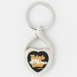 Metal Keychain Twisted Heart: A Jamil Value Design キーホルダー