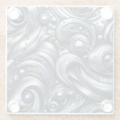 metal look, industrial style ガラスコースター (裏面)