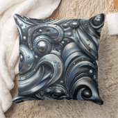 metal look, industrial style クッション (ブランケット)