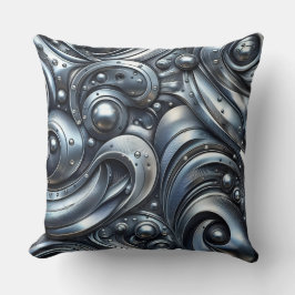 metal look, industrial style クッション