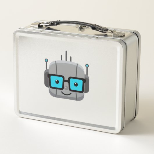 Metal Lunchbox: Pack Your Tech with 844-AI-NERDS メタルランチボックス (裏面)