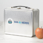 Metal Lunchbox: Pack Your Tech with 844-AI-NERDS メタルランチボックス (インサイチュ)