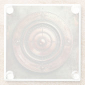 metal object  ガラスコースター (裏面)