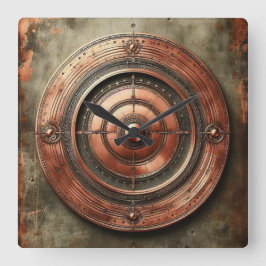 metal object  スクエア壁時計