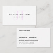 METAL PROFESIONAL ELEGANTE MODERNO MINIMALISTA 名刺 (正面/裏面)