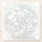 metal reflections design ball ガラスコースター (裏面)