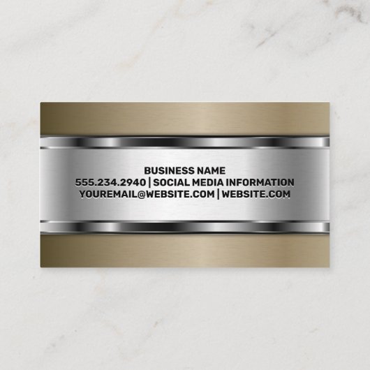 Metal Shine名刺 名刺 (裏面)