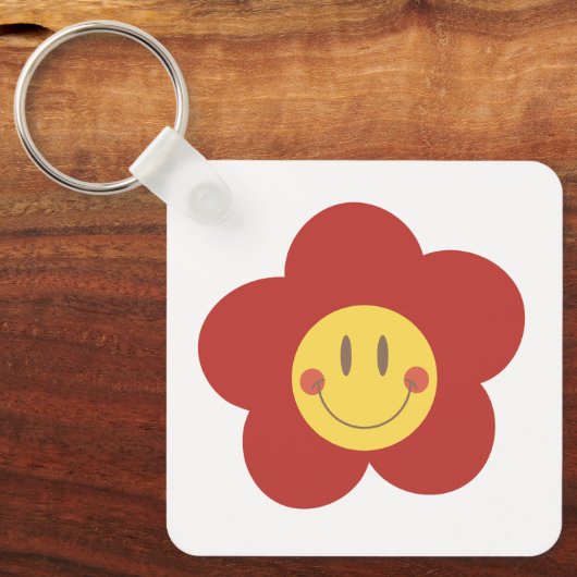  Metal Square Keychain キーホルダー (正面)