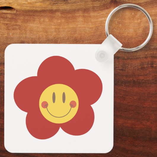  Metal Square Keychain キーホルダー (裏面)