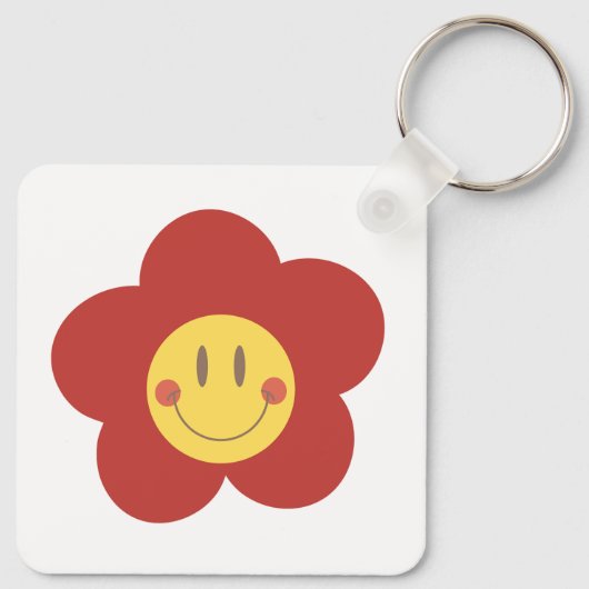  Metal Square Keychain キーホルダー (裏面)