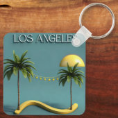 Metal Square Keychain キーホルダー (裏面)