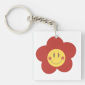  Metal Square Keychain キーホルダー (正面)